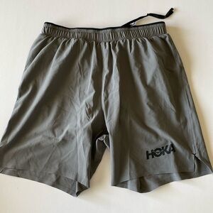 Hoka One Glide men’s shorts grey size small EUC